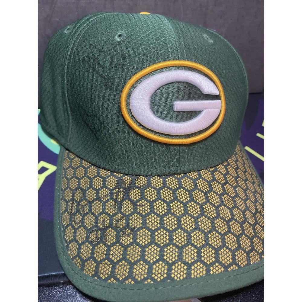 Autographed Green Bay Packers Hat Sideline NFL  New Era Auto Blake Martinez